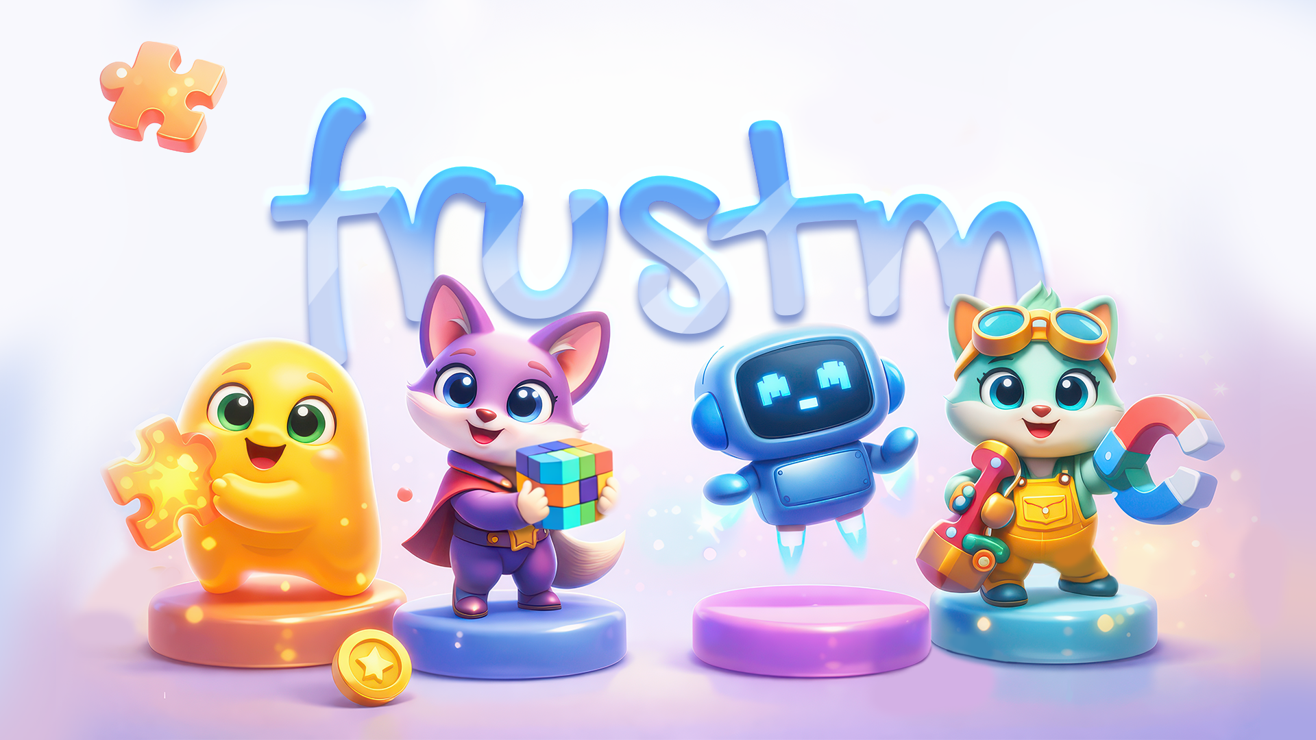 Frustm - Creative studio with playful characters